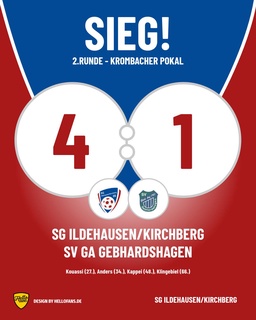 NEXT ROUND! - Ungefährdetes 4:1!