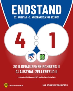 Erster Dreier! 4:1-Heimerfolg der 2.!