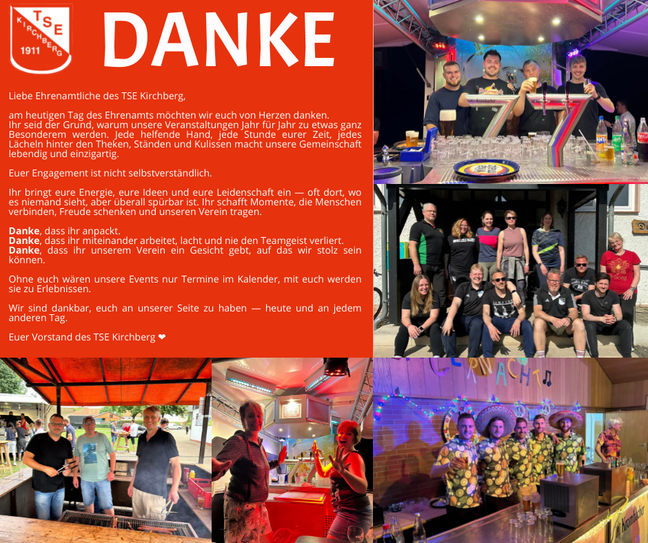 Es gibt doch keinen schöneren Tag zum DANKE sagen