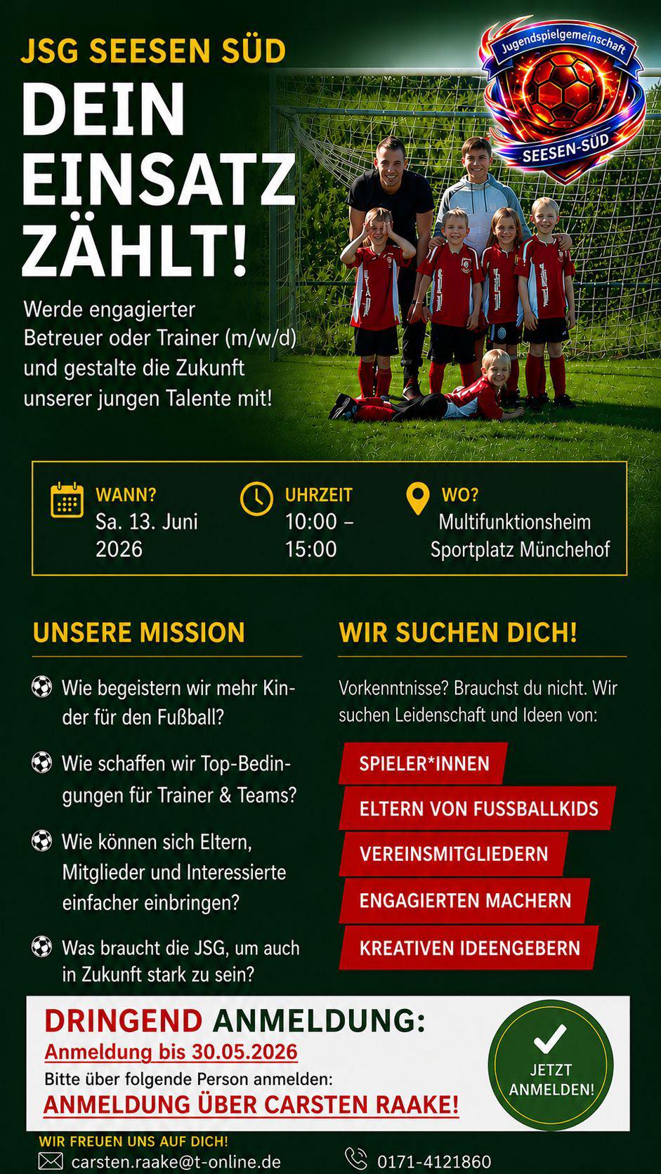 ⚽ Die Zukunft des Jugendfußballs entsteht nicht von allein