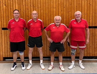 von links: Markus Rieger, Bodo Hübner, Rudi Wuttke, Wilhelm Peeß