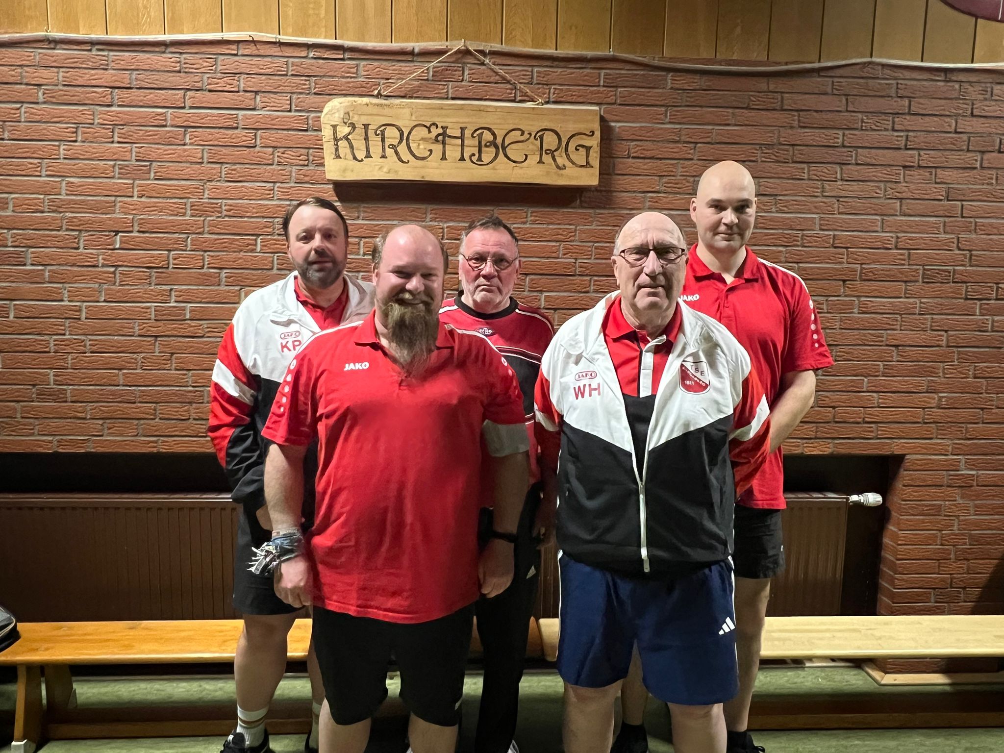 von links: Kevin Pägert, Steffen Horn, Willi Lüders, Wolfgang Hüter und Christian Kühne